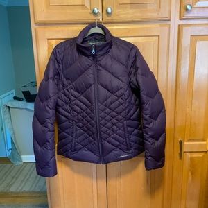 Eddie Bauer Down Jacket/Coat - W Sz Tall/Large